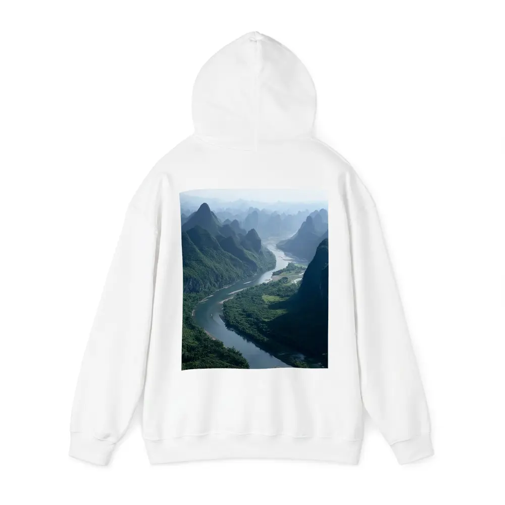 Li River Karst Mountains Guilin China Landscape – Hoodies
