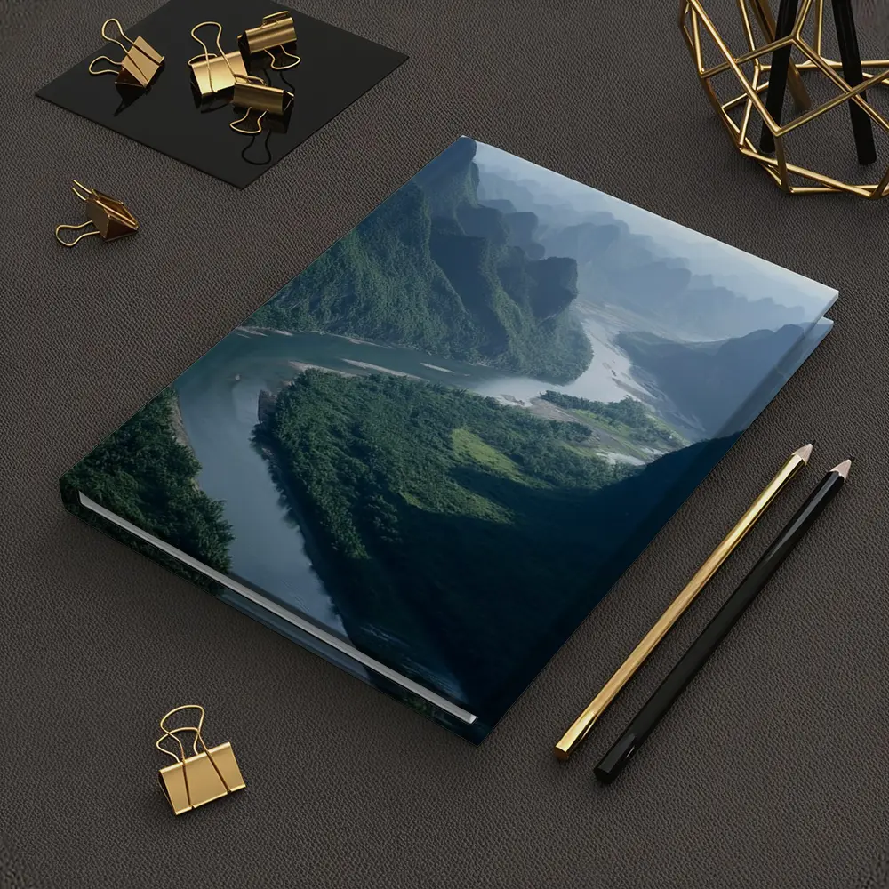 Li River Karst Mountains Guilin China Landscape – Notebooks
