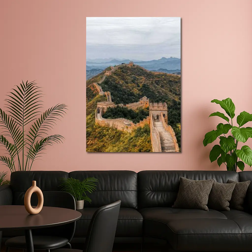 Great Wall of China Mountain Landscape – Wall Art
