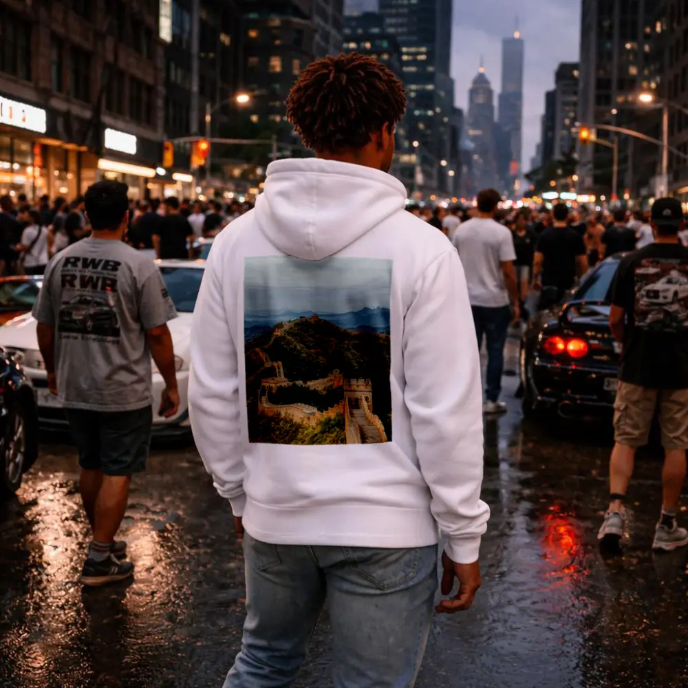 Great Wall of China Mountain Landscape – Hoodies