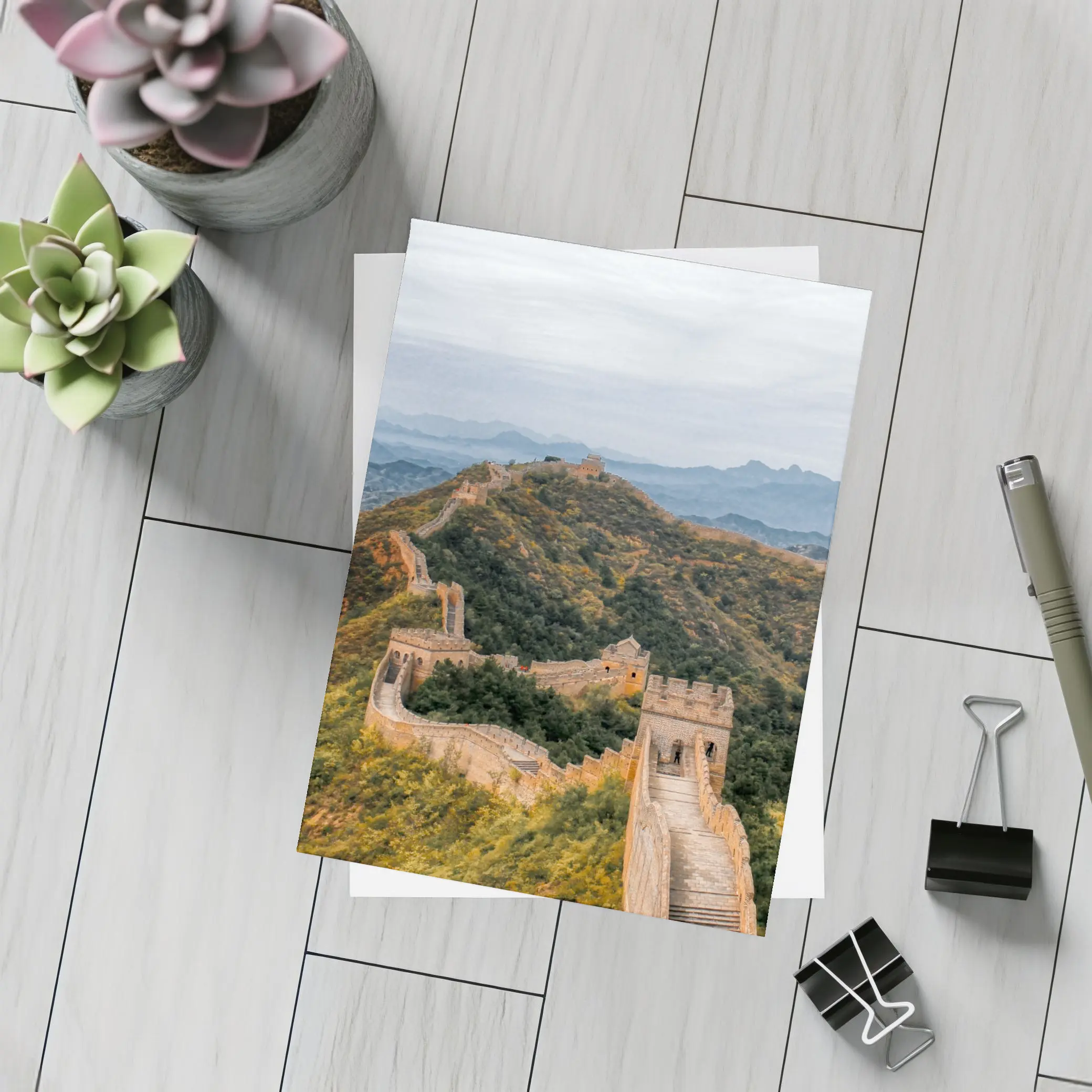 Great Wall of China Mountain Landscape – Postcards