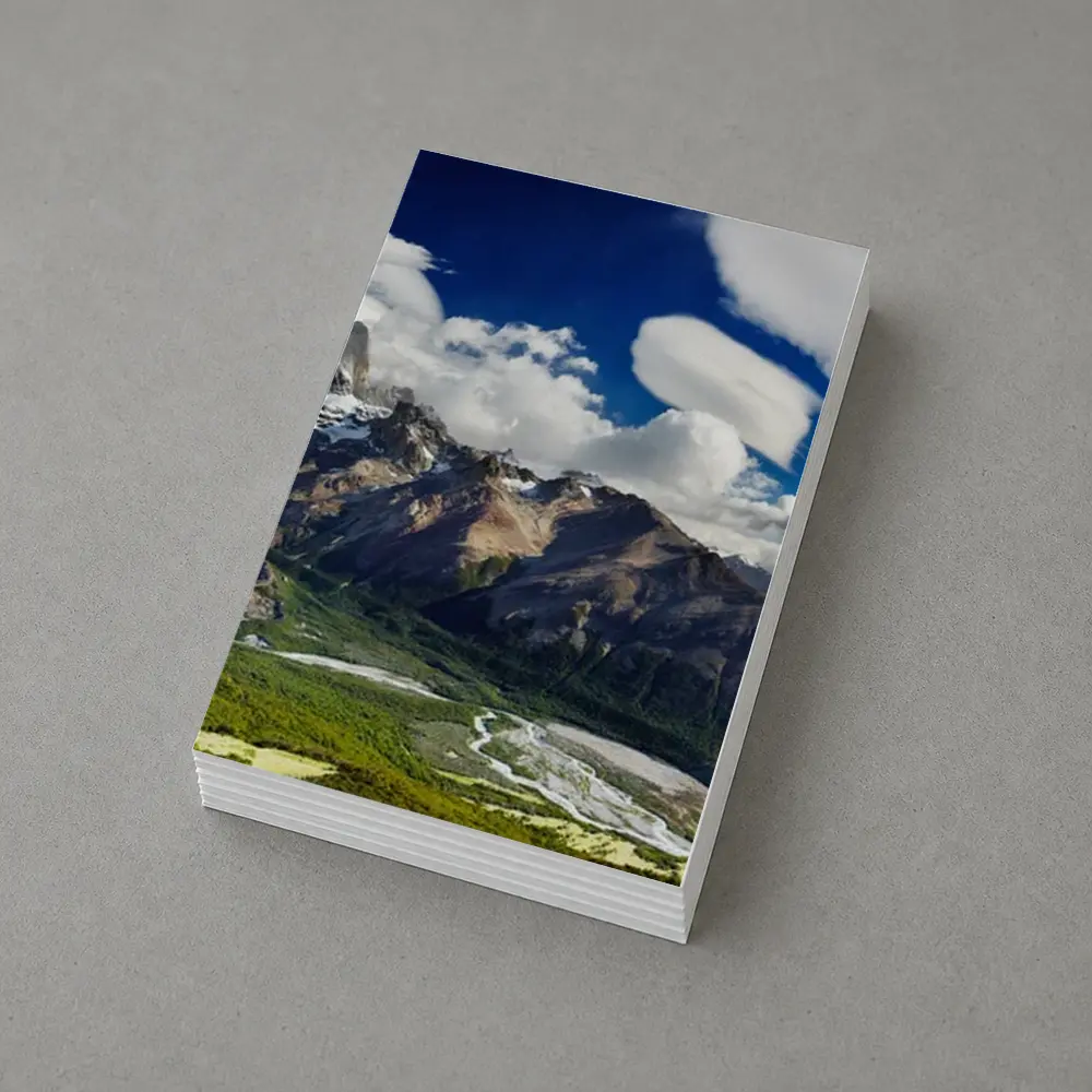 Fitz Roy Mountain Patagonia Green Valley Panorama – Postcards