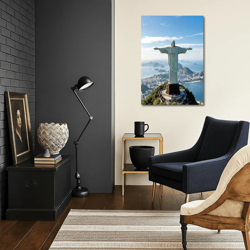 Christ the Redeemer Rio de Janeiro City View – Wall Art