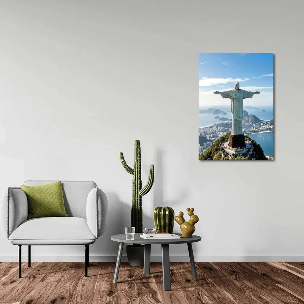 Christ the Redeemer Rio de Janeiro City View – Wall Art