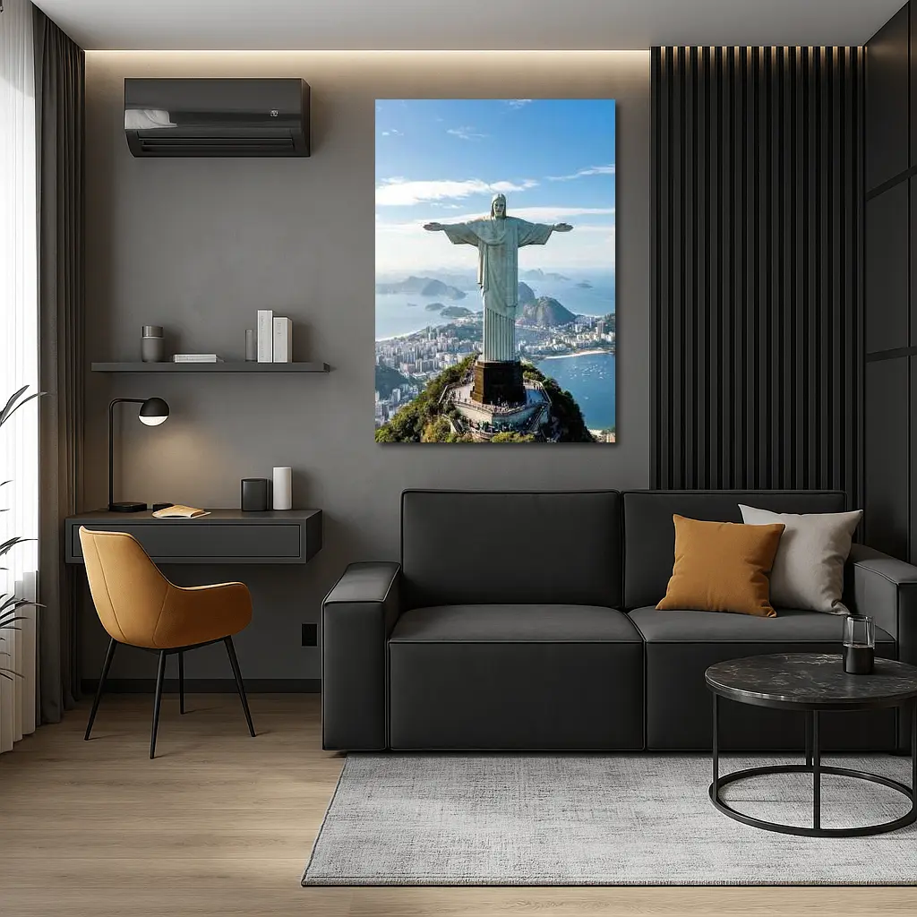 Christ the Redeemer Rio de Janeiro City View – Wall Art