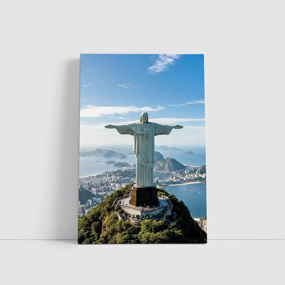 Christ the Redeemer Rio de Janeiro City View – Wall Art