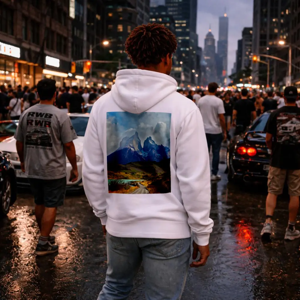 Torres del Paine Peaks Road Patagonia Chile – Hoodies