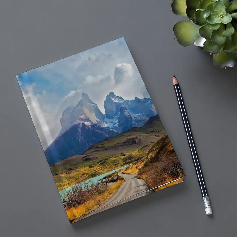 Torres del Paine Peaks Road Patagonia Chile – Notebooks