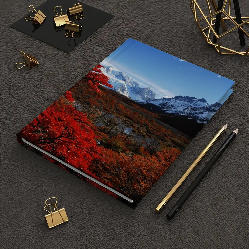 Cerro Torre Patagonia Red Autumn Trees – Notebooks