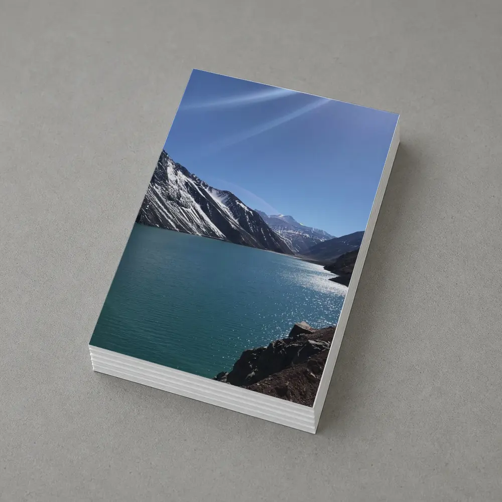 Turquoise Mountain Lake Clear Blue Sky – Postcards