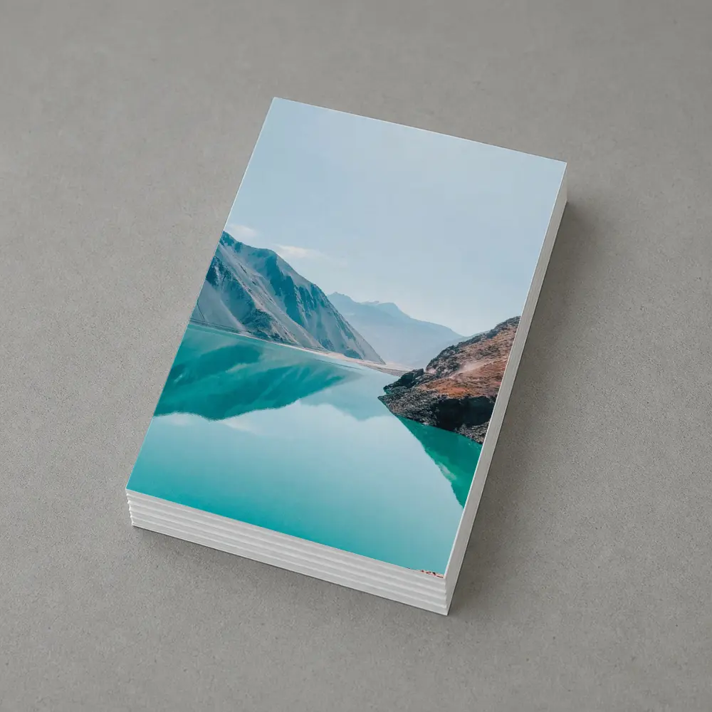 Turquoise Mountain Lake Calm Reflection – Postcards