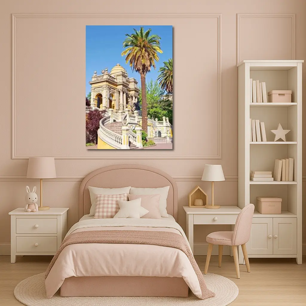 Cerro Santa Lucia Hill Santiago Chile Architecture – Wall Art