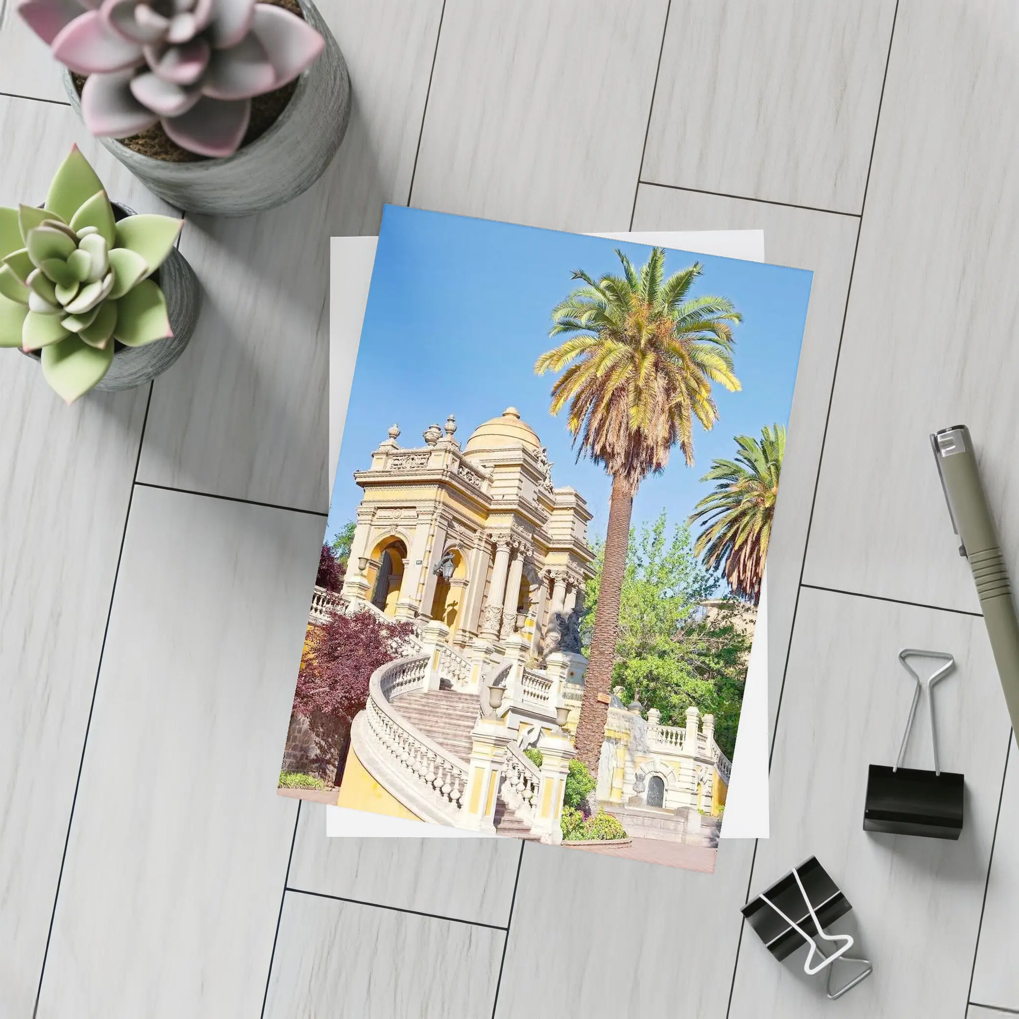 Cerro Santa Lucia Hill Santiago Chile Architecture – Postcards