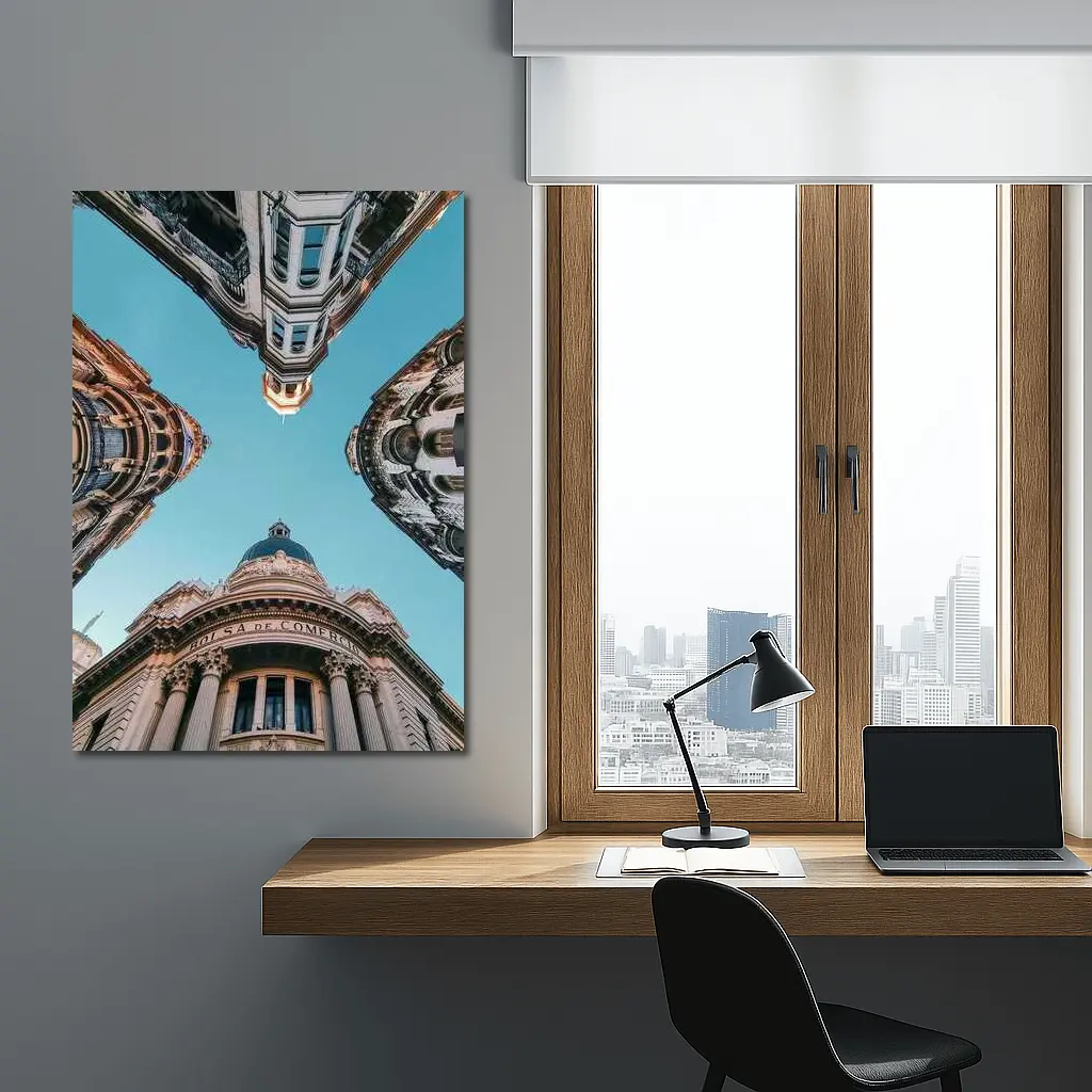 Bolsa de Comercio Buenos Aires Sky View – Wall Art