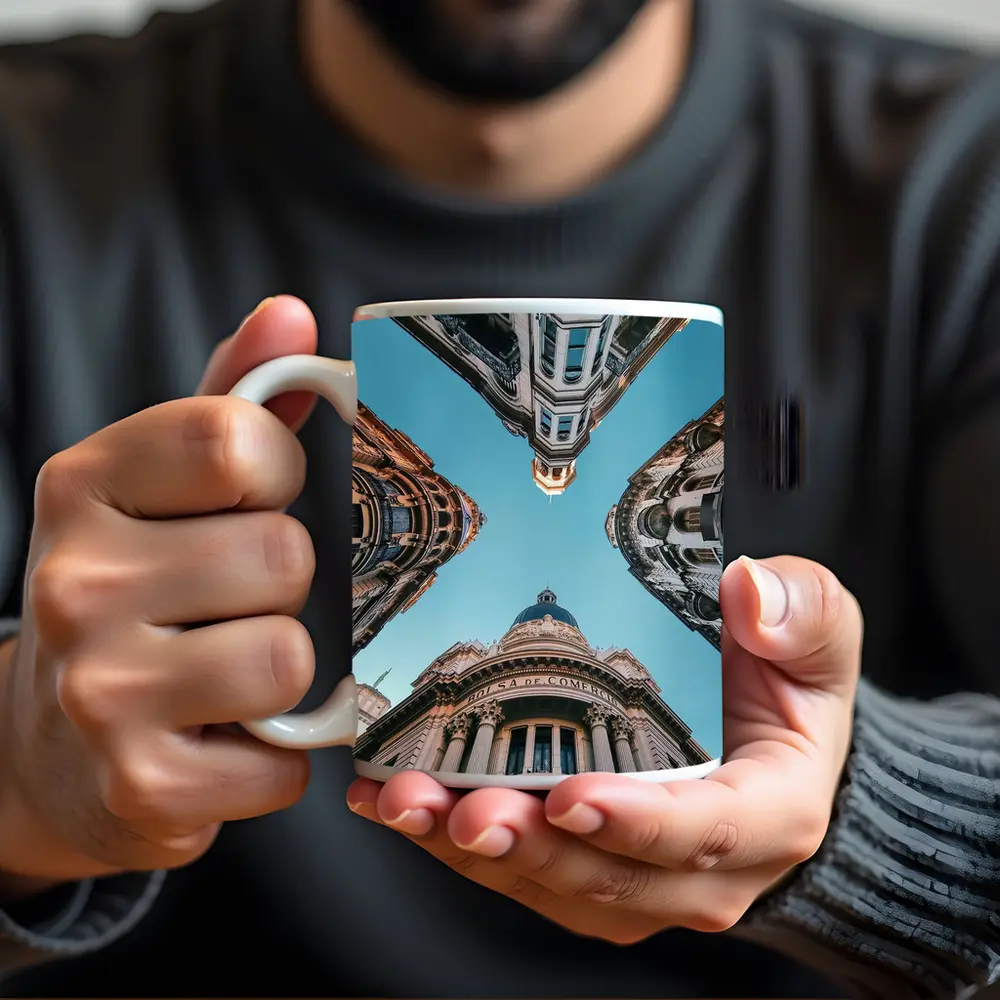Bolsa de Comercio Buenos Aires Sky View – Mugs