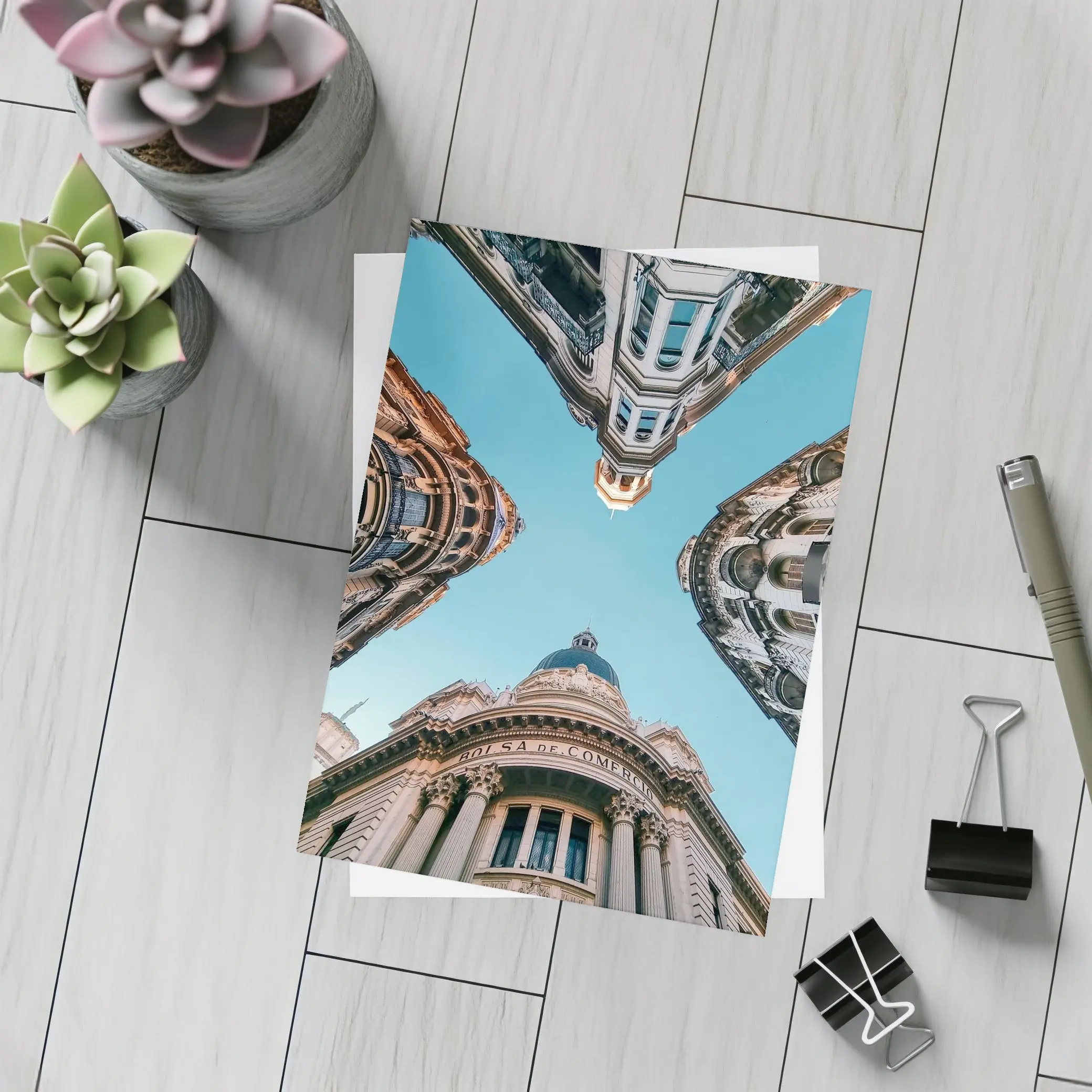 Bolsa de Comercio Buenos Aires Sky View – Postcards