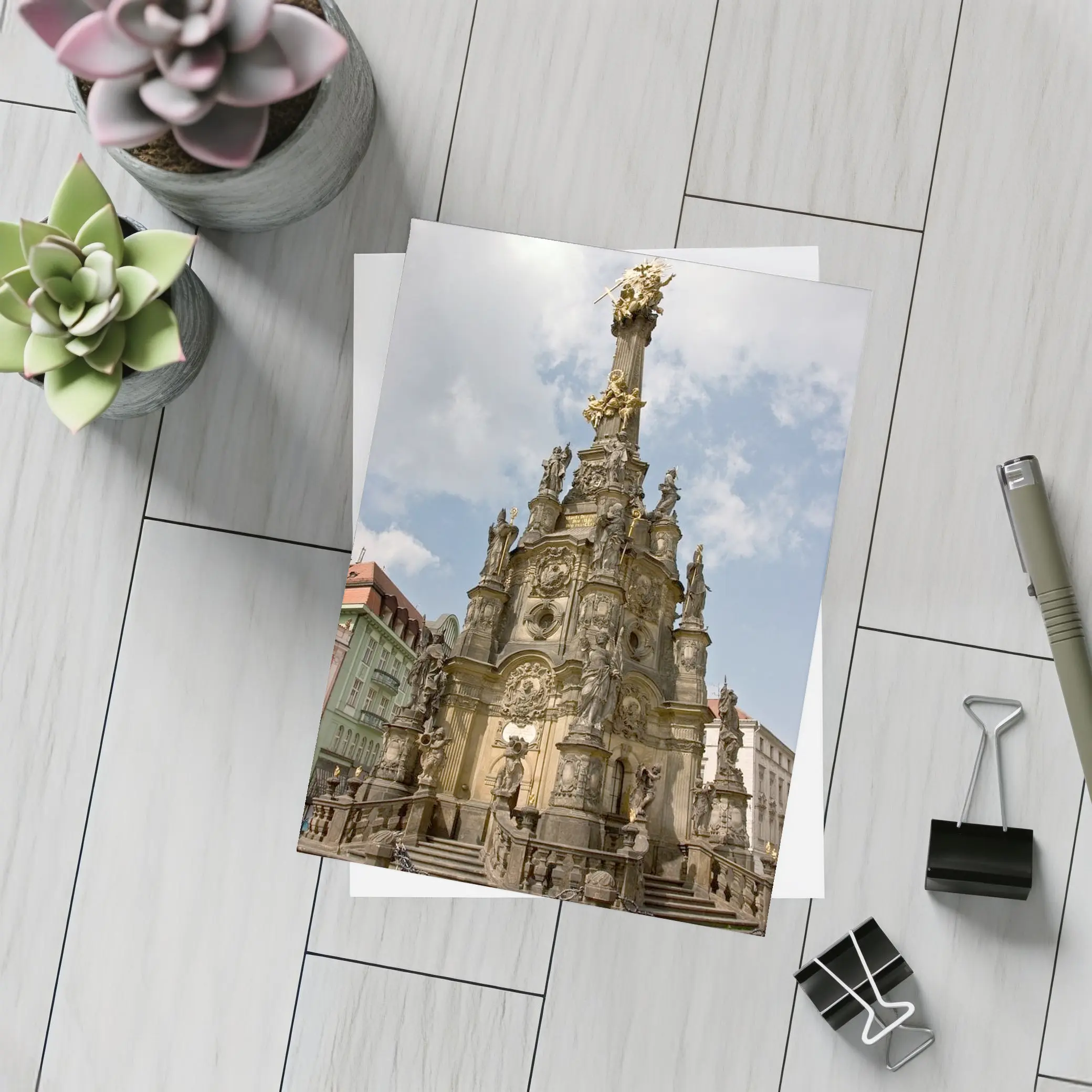Holy Trinity Column Olomouc Czech Republic Baroque – Postcards