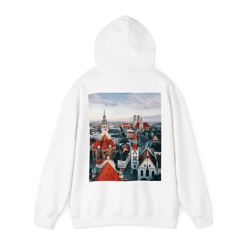 Munich Old Town Aerial View Bavaria Germany – Hoodies