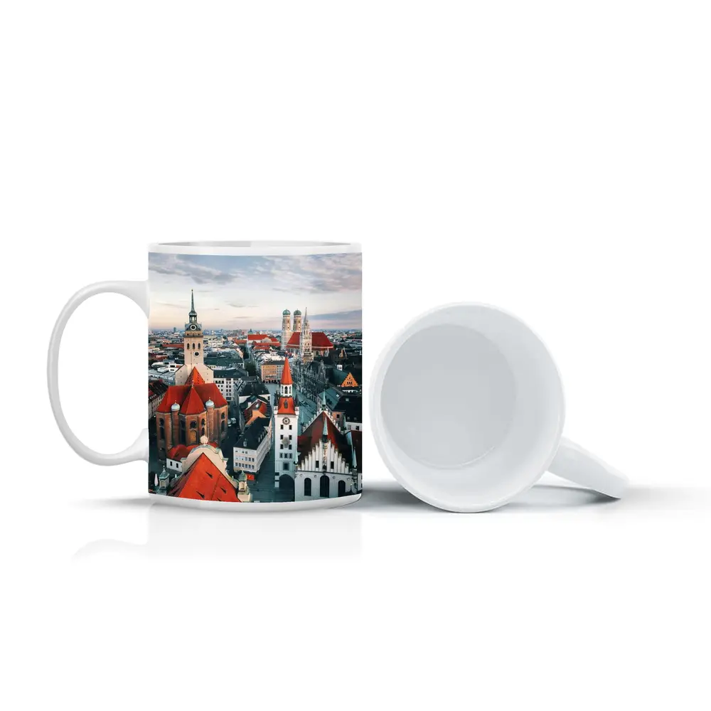 Munich Old Town Aerial View Bavaria Germany – Mugs