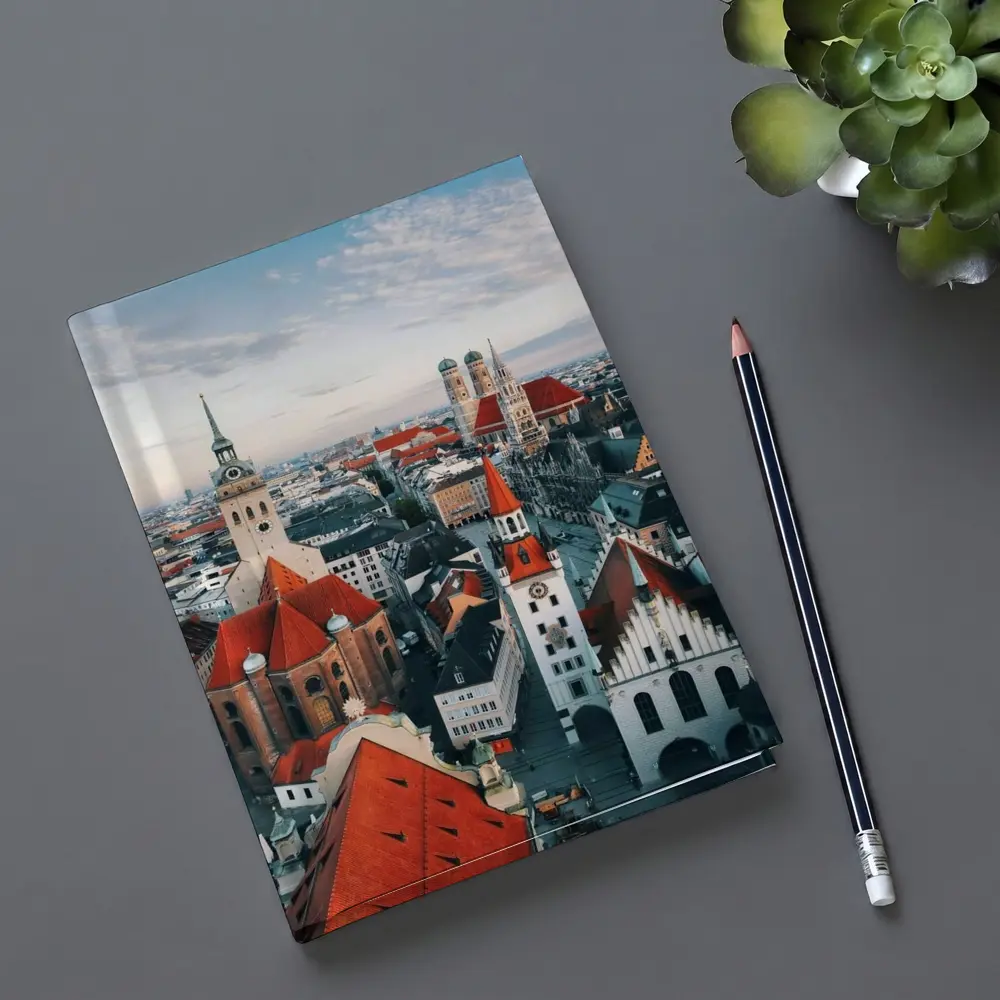 Munich Old Town Aerial View Bavaria Germany – Notebooks