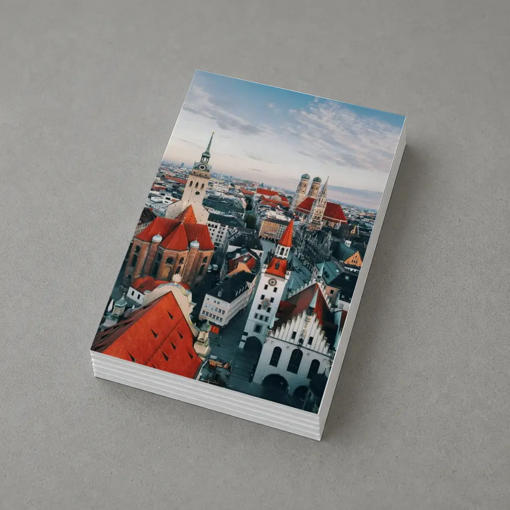 Munich Old Town Aerial View Bavaria Germany – Postcards