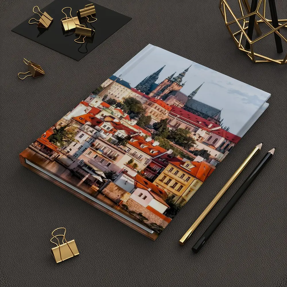 Prague Castle Skyline Over Vltava River – Notebooks