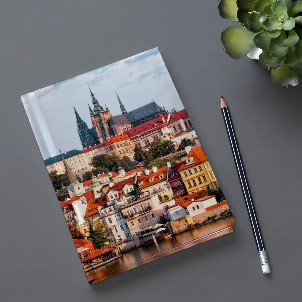 Prague Castle Skyline Over Vltava River – Notebooks