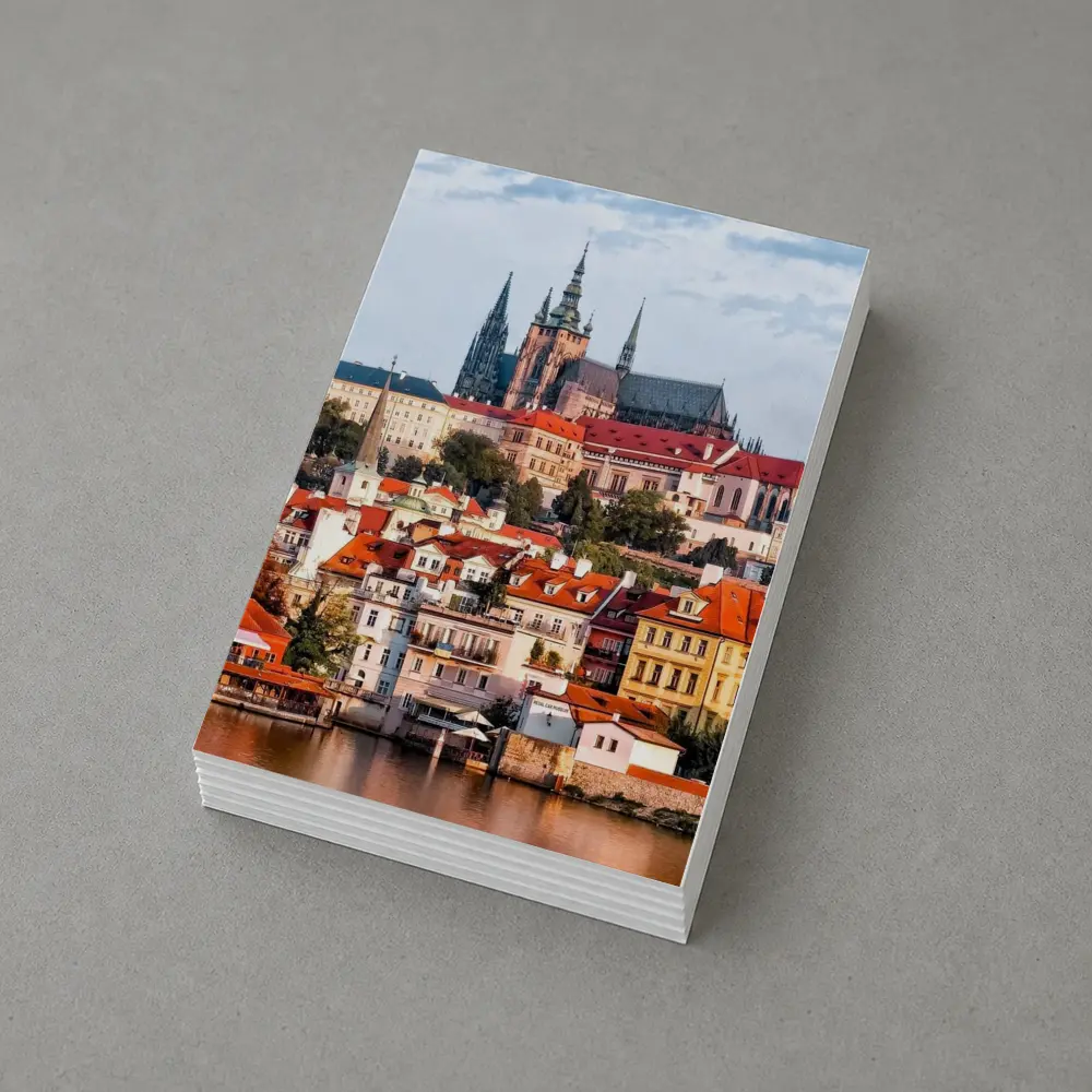 Prague Castle Skyline Over Vltava River – Postcards
