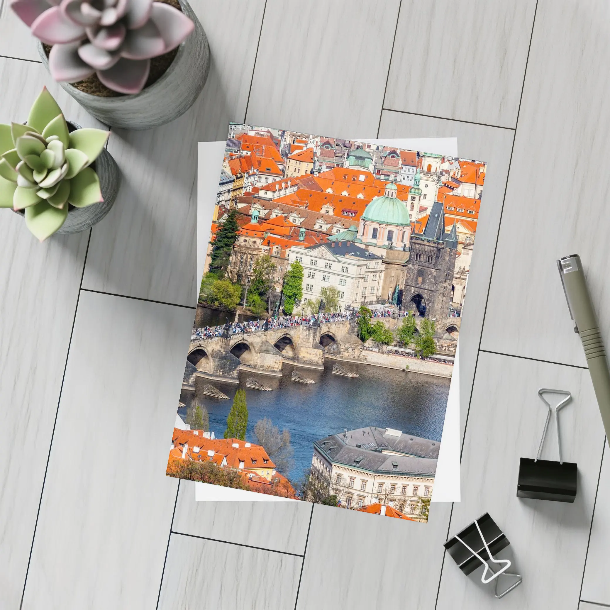 Prague Charles Bridge Vltava River Old Town – Postcards