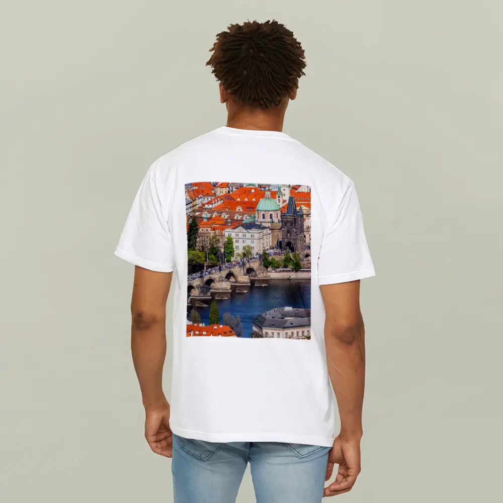 Prague Charles Bridge Vltava River Old Town – T-Shirts