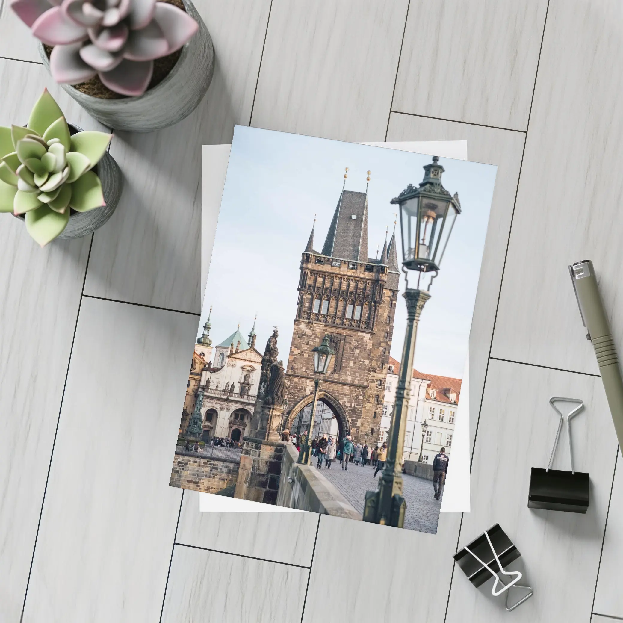 Charles Bridge Tower Prague Old City – Postcards