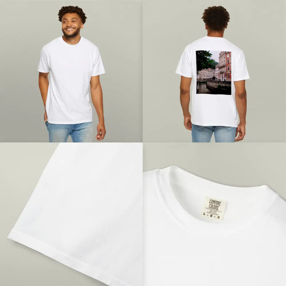 Karlovy Vary River Canal Historic Buildings – T-Shirts