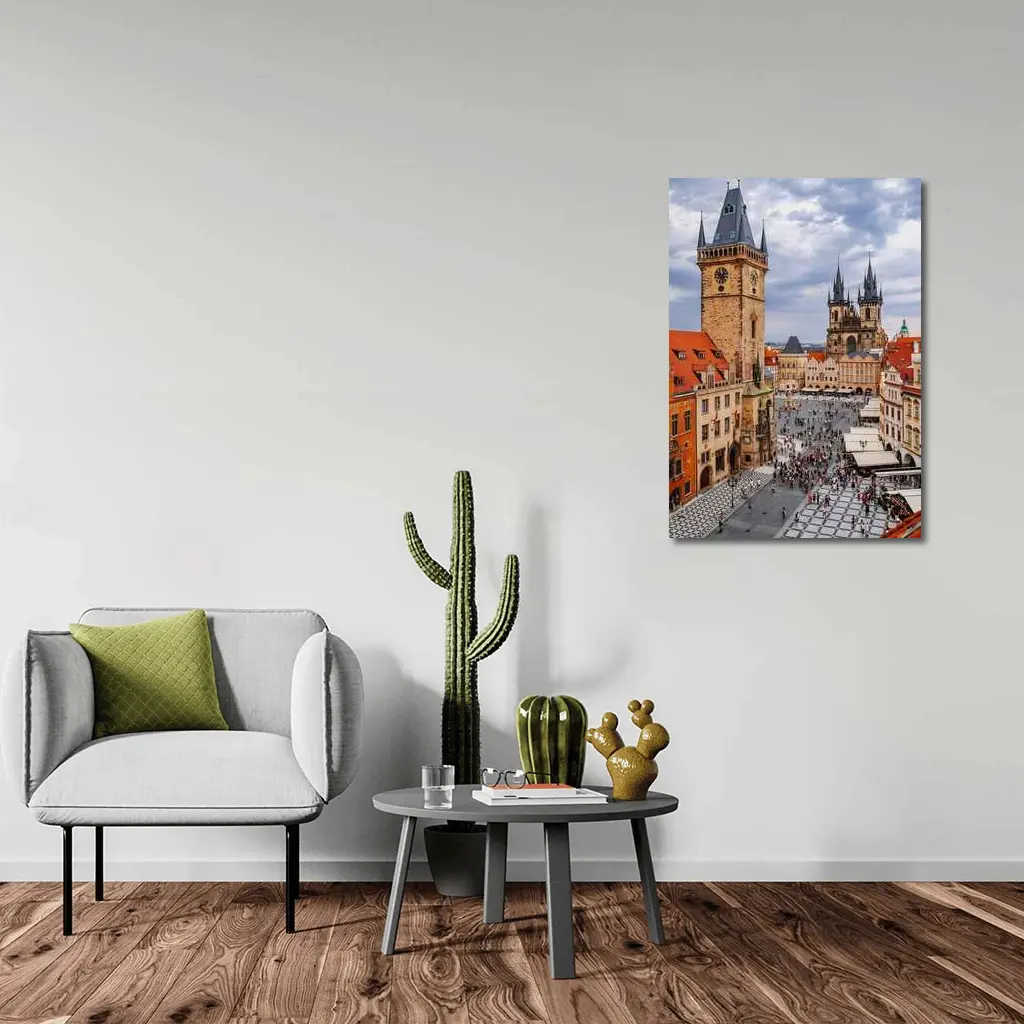 Prague Old Town Square Gothic Architecture – Wall Art