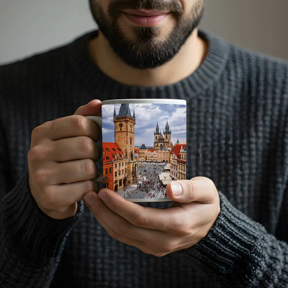 Prague Old Town Square Gothic Architecture – Mugs
