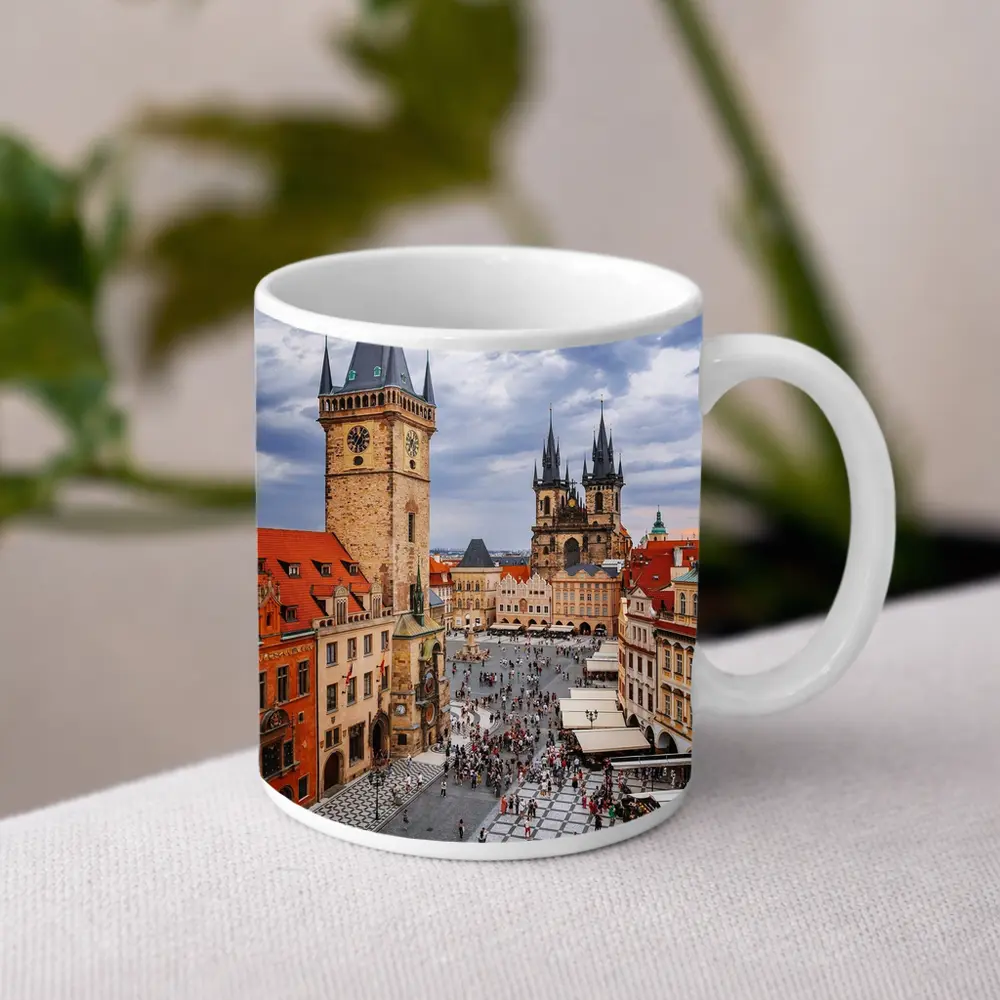 Prague Old Town Square Gothic Architecture – Mugs