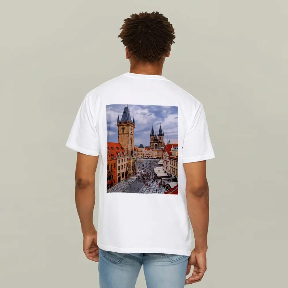 Prague Old Town Square Gothic Architecture – T-Shirts