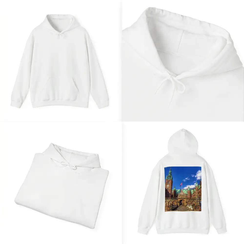 Frederiksborg Castle Copenhagen Denmark Blue Sky – Hoodies