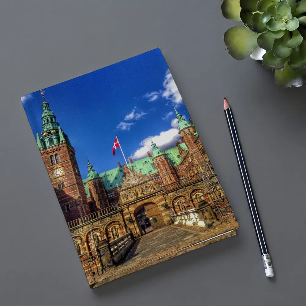 Frederiksborg Castle Copenhagen Denmark Blue Sky – Notebooks