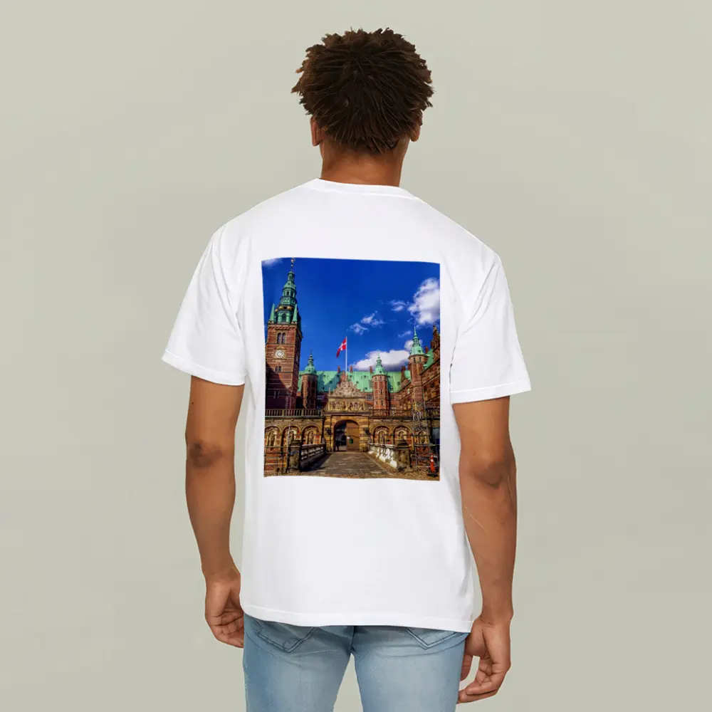Frederiksborg Castle Copenhagen Denmark Blue Sky – T-Shirts