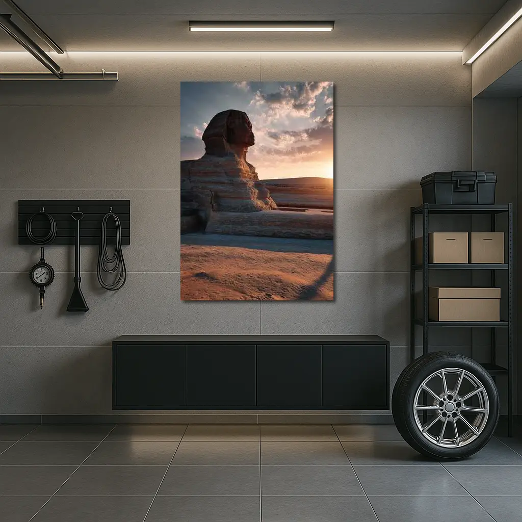 Great Sphinx of Giza at Sunset – Wall Art