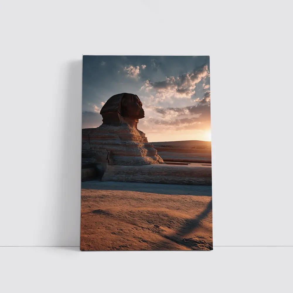 Great Sphinx of Giza at Sunset – Wall Art