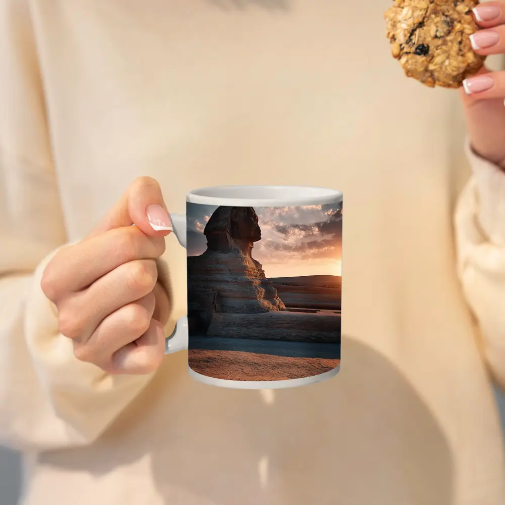 Great Sphinx of Giza at Sunset – Mugs