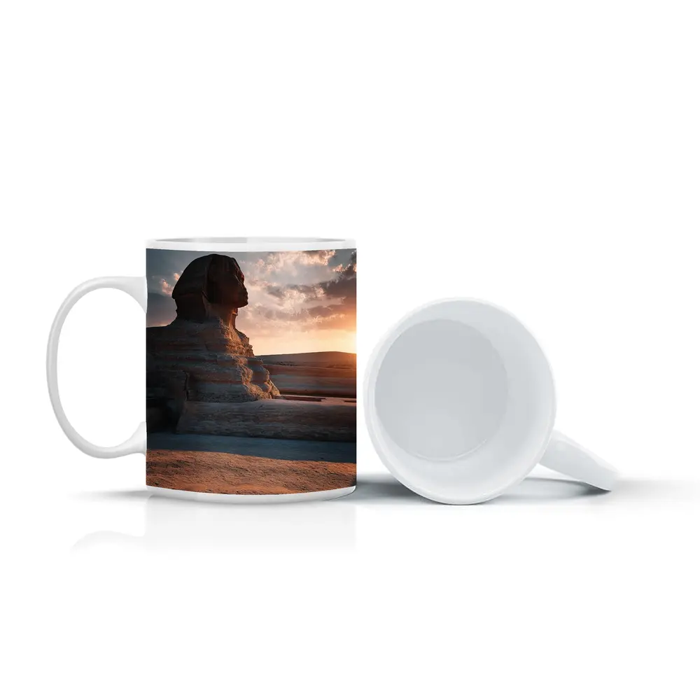 Great Sphinx of Giza at Sunset – Mugs