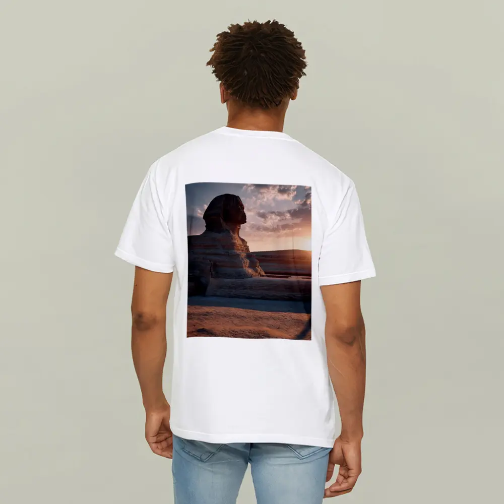 Great Sphinx of Giza at Sunset – T-Shirts