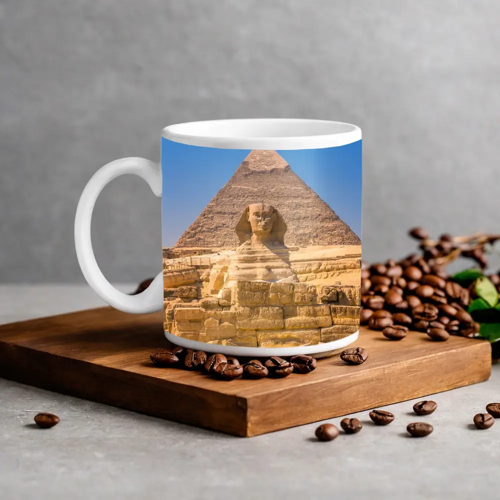 Great Sphinx Giza Pyramid Egypt Desert – Mugs