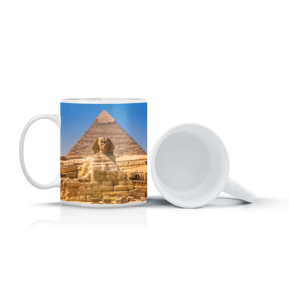 Great Sphinx Giza Pyramid Egypt Desert – Mugs