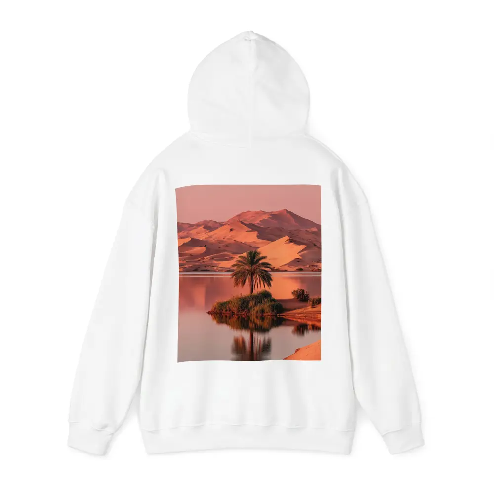 Desert Oasis Palm Tree Sand Dunes Sunset – Hoodies