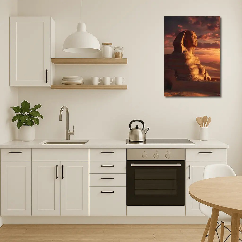 Great Sphinx of Giza Desert Sunset – Wall Art