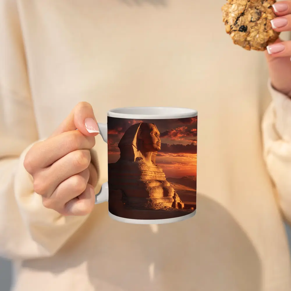 Great Sphinx of Giza Desert Sunset – Mugs