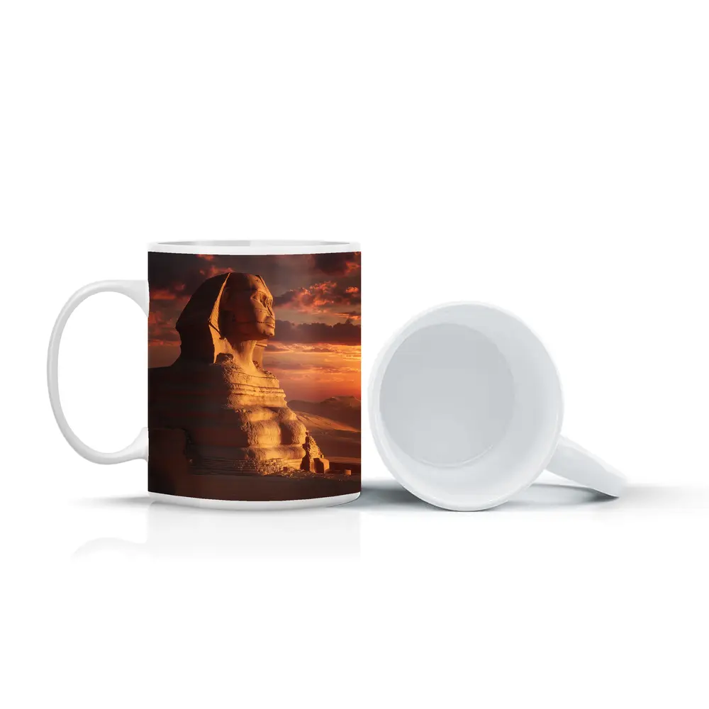 Great Sphinx of Giza Desert Sunset – Mugs